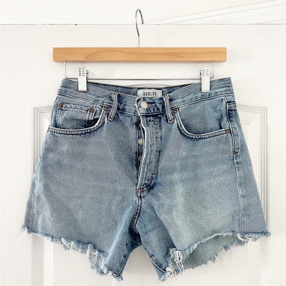 AGOLDE Reese Relaxed Cutoff Jean Shorts